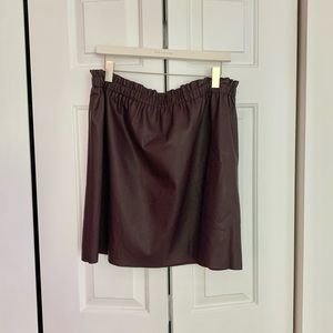 LOFT Faux Leather Skirt